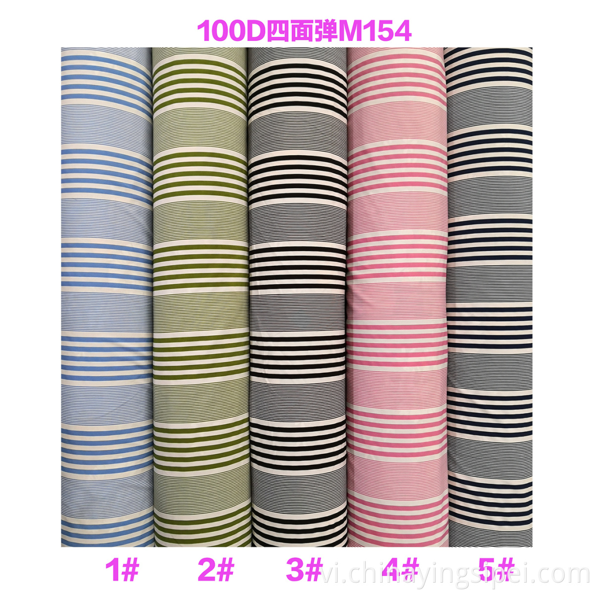 Vải dệt kéo dài 4 chiều tùy chỉnh 97%polyester 3%vải thoáng khí cho váy